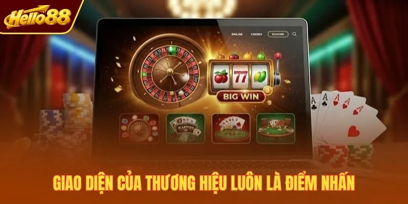 Giao diện của thương hiệu luôn là điểm nhấn