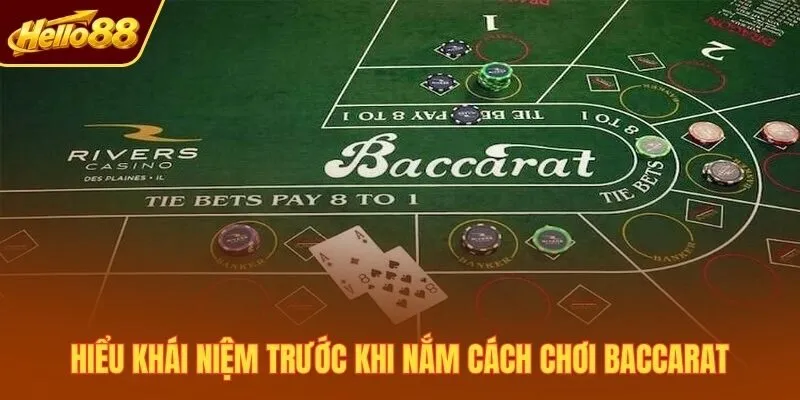 Hiểu khái niệm trước khi nắm cách chơi Baccarat