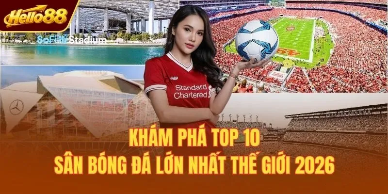 Khám phá Top 10 sân bóng đá lớn nhất thế giới