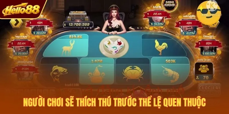 Người chơi sẽ thích thú trước thể lệ quen thuộc