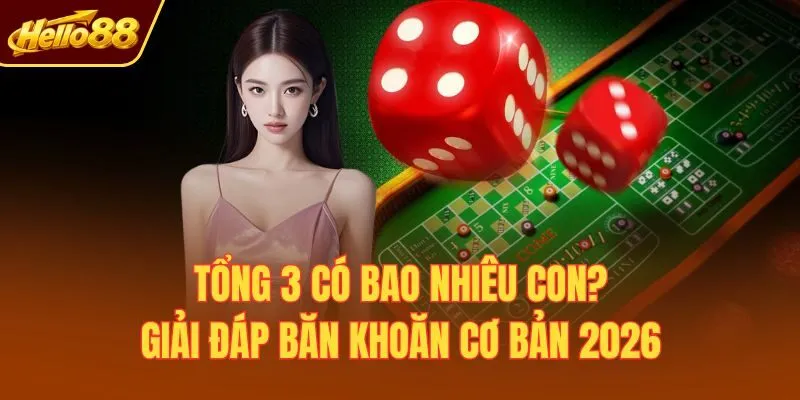 Tổng 3 có bao nhiêu con